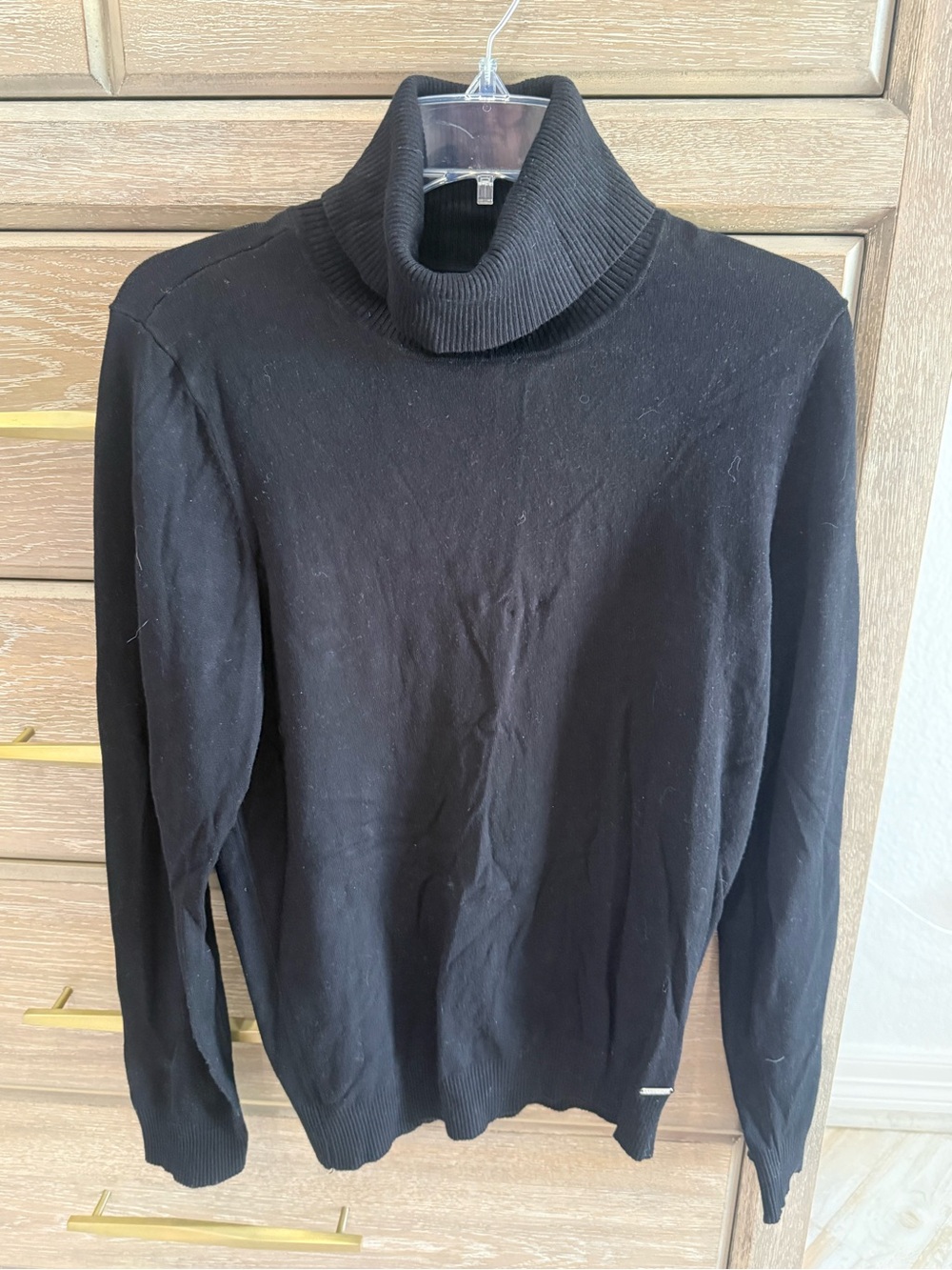 Calvin Klein Black Women's Turtleneck Sweater